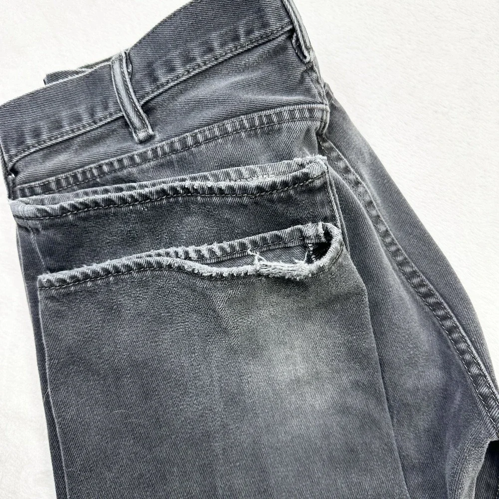 Levis 501 Jeans Mens 38x32 Black Gray‎ Fade Original Fit Measures 36x30 Mexico